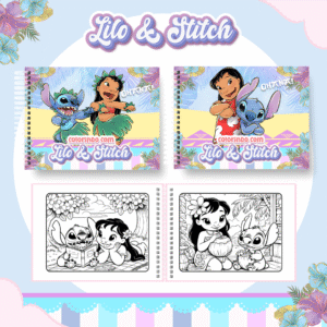 Livro para colorir - Lilo & Stitch