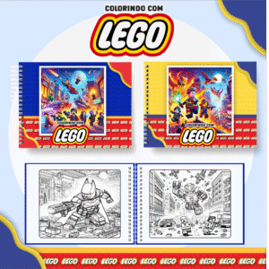 Livro para colorir - LEGO