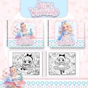 Livro para colorir - Alice