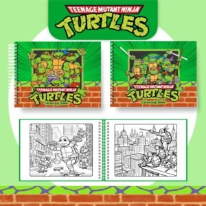 Livro para colorir - Tartarugas ninjas