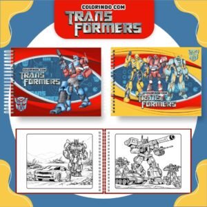 Livro para colorir - Transformers