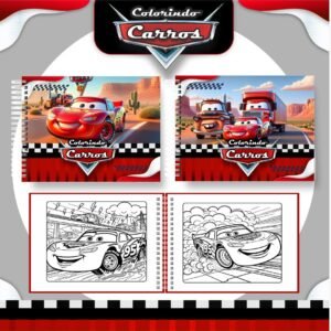 Livro para colorir - Carros Disney