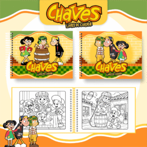 Livro para colorir - Chaves