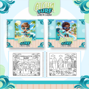 Livro para colorir - Surf